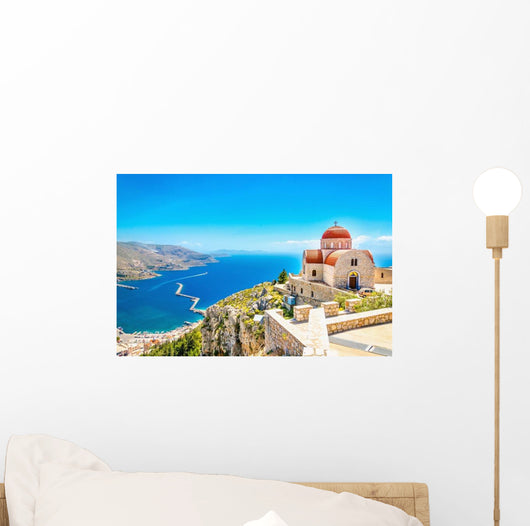 Remote Church with Red Wall Decal