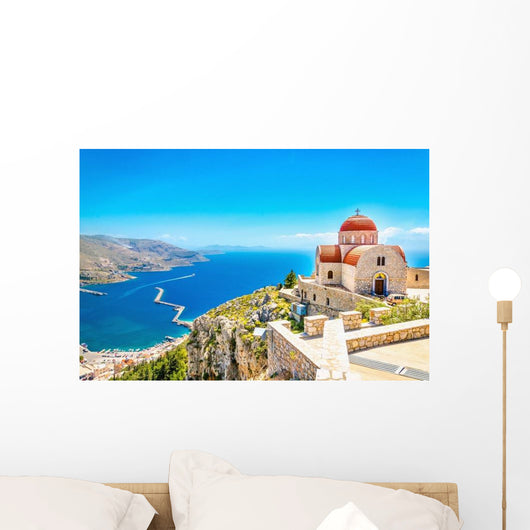 Remote Church with Red Wall Decal