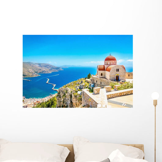 Remote Church with Red Wall Decal