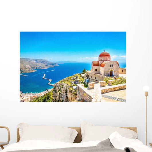 Remote Church with Red Wall Decal