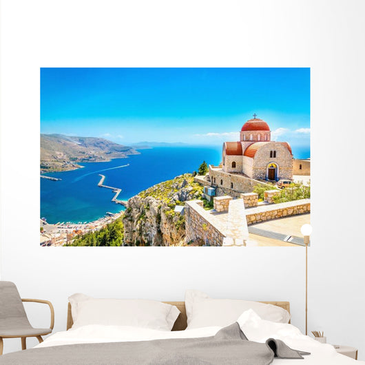 Remote Church with Red Wall Decal