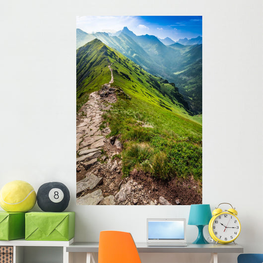 Footpath Mountains Poland Wall Decal