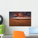 Majestic Fiery Sunset Gobi Wall Decal