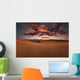 Majestic Fiery Sunset Gobi Wall Decal