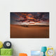 Majestic Fiery Sunset Gobi Wall Decal