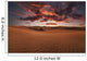 Majestic Fiery Sunset Gobi Wall Decal
