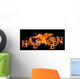 Burning Fire Halloween Wall Decal