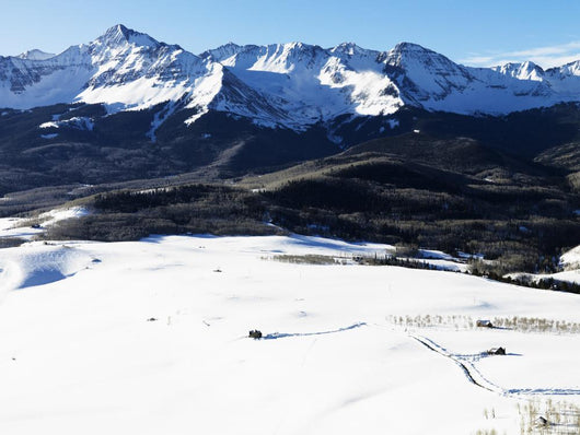 Snowy Colorado Mountain Landscape Wall Decal