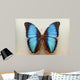 Blue Morpho Butterfly Wall Decal