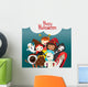 Halloween Ghosts and Children Wall Decal