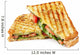 Grilled Sandwich or Panini Wall Decal