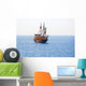 Tourist Cruise Pirate Sailing Wall Decal