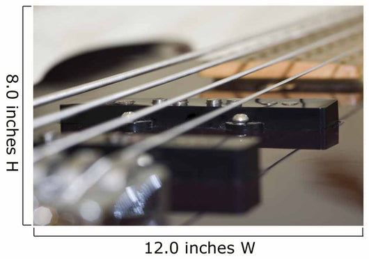 Bass Guitar Wall Decal