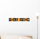 Halloween Vector Letters and Symbols Wall Decal