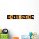 Halloween Vector Letters and Symbols Wall Decal