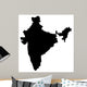 India Map High Res Wall Decal