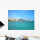 Diamond Head Rainbow Wall Decal