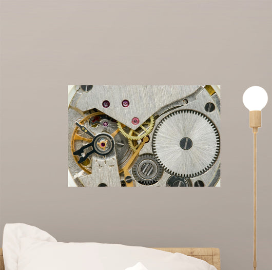 Clock Mechanics Wall Decal