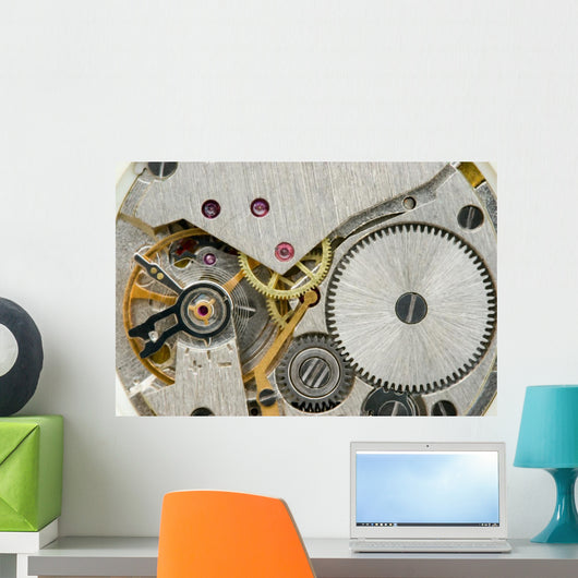 Clock Mechanics Wall Decal