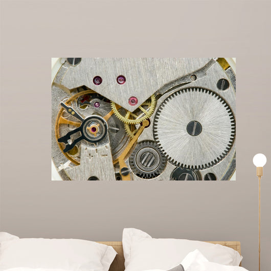 Clock Mechanics Wall Decal
