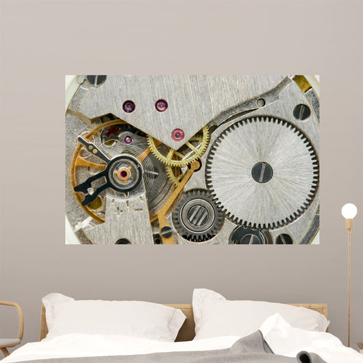 Clock Mechanics Wall Decal
