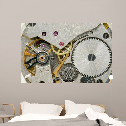 Clock Mechanics Wall Decal
