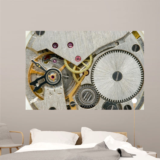 Clock Mechanics Wall Decal