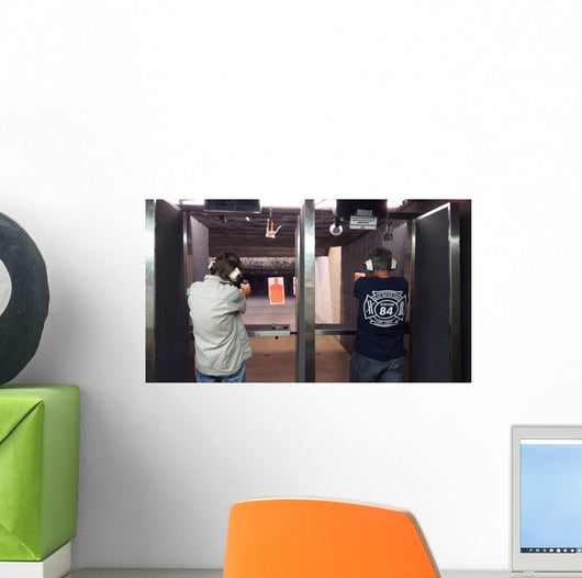 Shooting Practice 2 Wall Decal