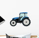 Blue Tractor Wall Decal
