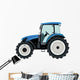 Blue Tractor Wall Decal