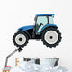 Blue Tractor Wall Decal