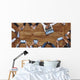 People Working Technology Concept Wall Decal Panoramic