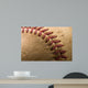 Extreme Closeup Red Stitches Wall Decal