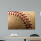 Extreme Closeup Red Stitches Wall Decal