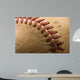 Extreme Closeup Red Stitches Wall Decal