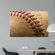 Extreme Closeup Red Stitches Wall Decal