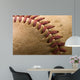 Extreme Closeup Red Stitches Wall Decal
