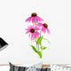 Pink Coneflower Wall Decal
