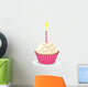Birthday Cupcake with One Wall Decal