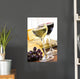 Wineglasses with Red and White Wines Wall Decal