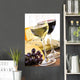 Wineglasses with Red and White Wines Wall Decal