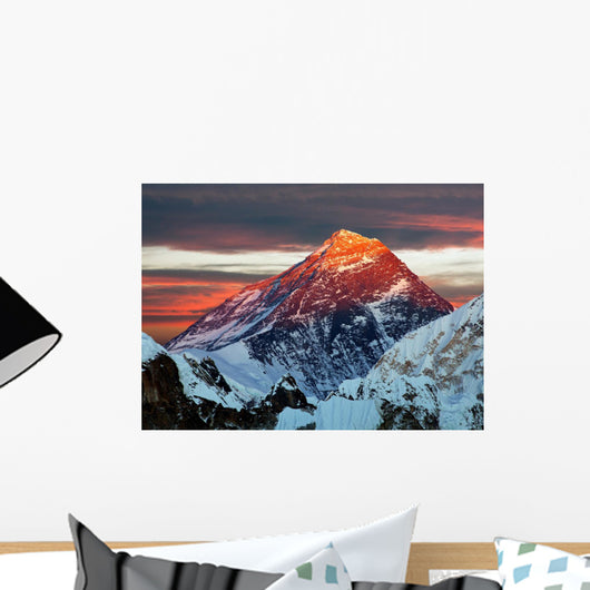 Evening Glow Mount Everest Wall Decal