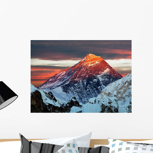Evening Glow Mount Everest Wall Decal