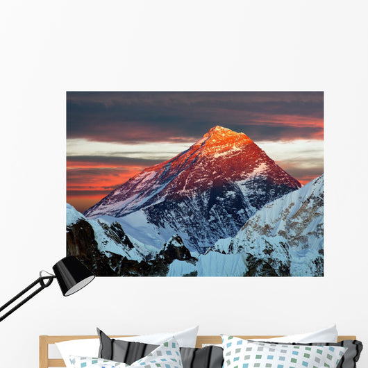 Evening Glow Mount Everest Wall Decal
