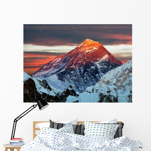 Evening Glow Mount Everest Wall Decal