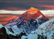 Evening Glow Mount Everest Wall Decal