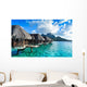 Beach Bungalows Bora Bora Wall Decal