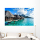 Beach Bungalows Bora Bora Wall Decal