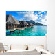 Beach Bungalows Bora Bora Wall Decal