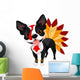 Thanksgiving Boston Terrier Wall Decal